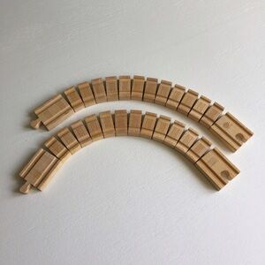 Thomas & Friends Wooden Railway Wacky Tracks (2) 14-inch Tracks
